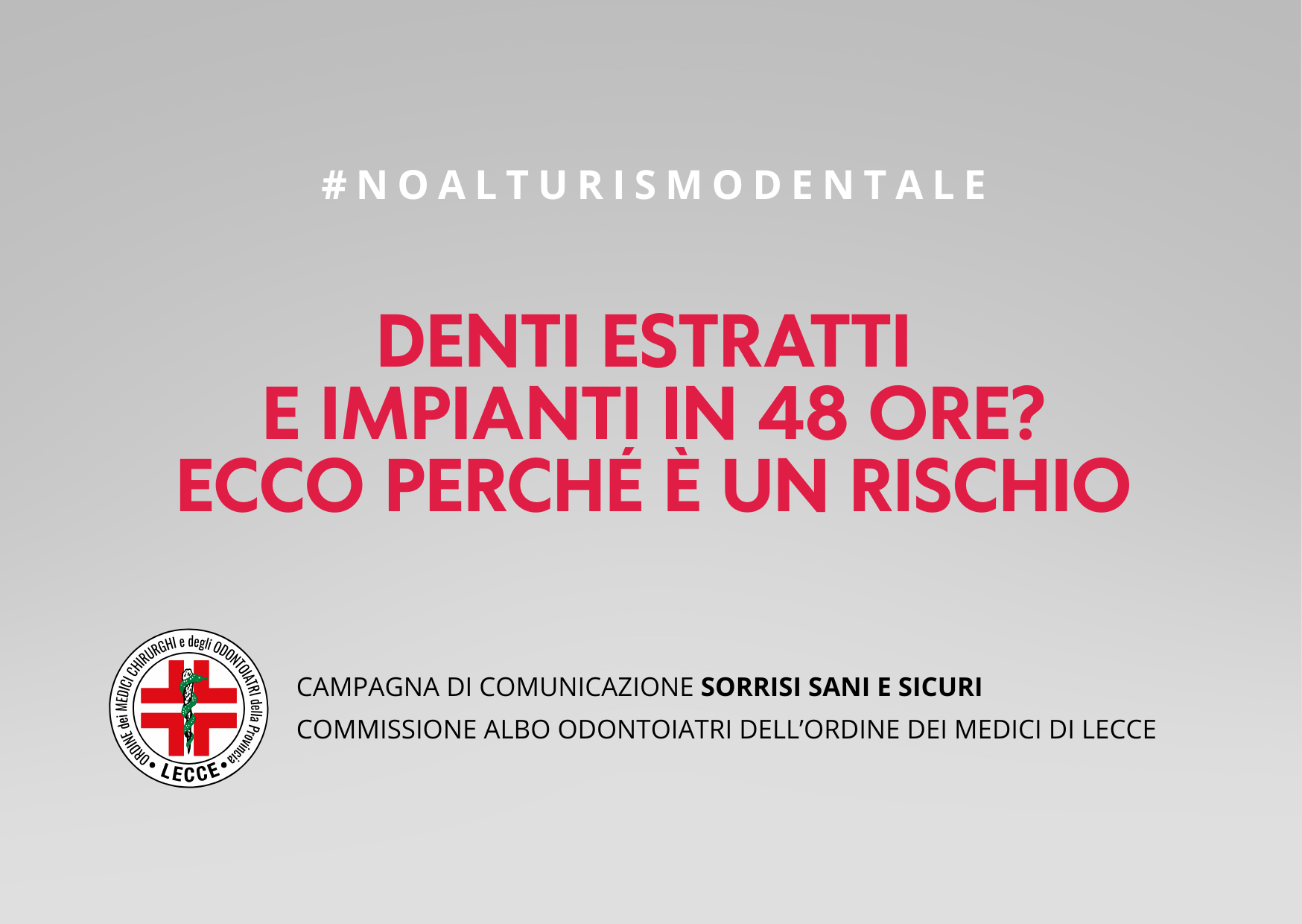 Denti estratti e impianti in 48 ore? Ecco perché è un rischio (e non una cura)