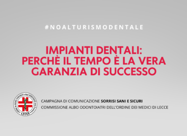 Impianti dentali: perché il tempo è la vera garanzia di successo Impianti dentali: perché il tempo è la vera garanzia di successo