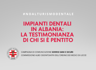 Impianti dentali in Albania: la testimonianza di chi si è pentito Impianti dentali in Albania: la testimonianza di chi si è pentitO