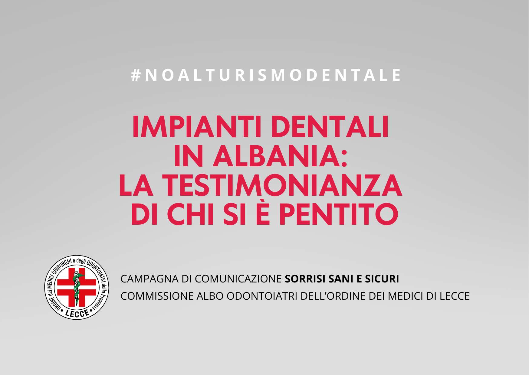 Impianti dentali in Albania: la testimonianza di chi si è pentitO