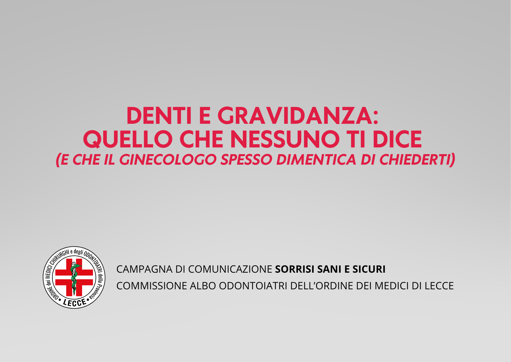 denti in gravidanza