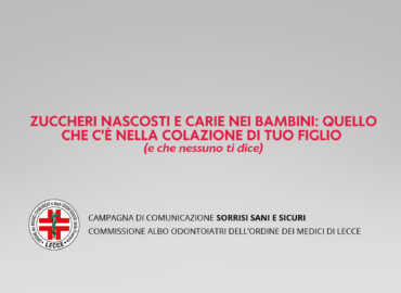 Zuccheri nascosti e carie nei bambini Zuccheri nascosti e carie nei bambini